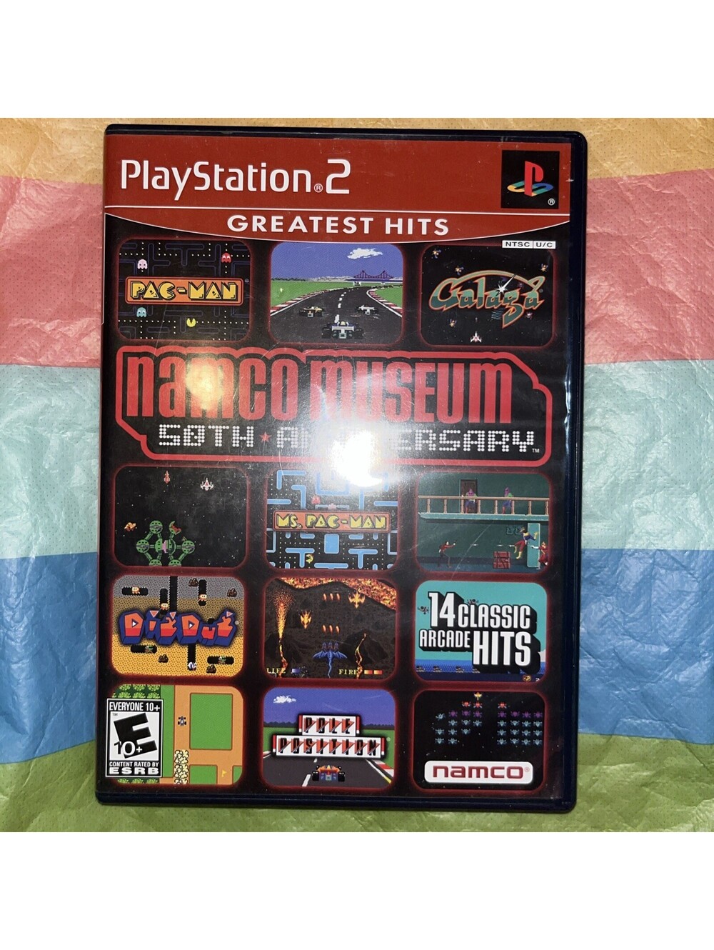 Namco Museum 50th Anniversary (PS2) Tested. Manual. Original Case.